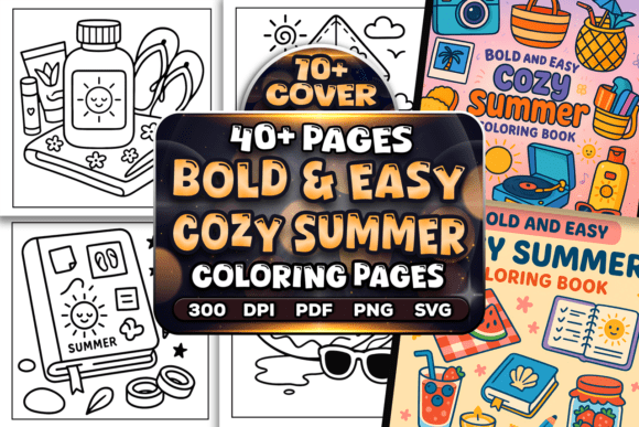 Download Easy Cozy Summer Coloring Pages - Coloring Collection
