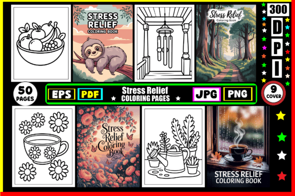 Download Stress Relief Coloring Pages for Adults - Coloring Collection