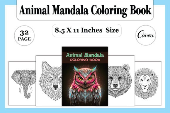 Download 🐾 Animal Mandala Coloring Book - Coloring Collection