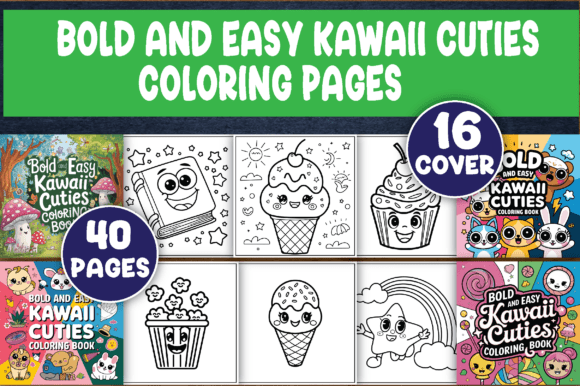 Download 40 Bold, Kawaii Cuties Coloring Pages - Coloring Collection