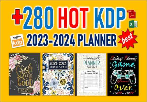 Download Hot Niches for KDP : Planner 2023-2024 - Niches for kdp Collection