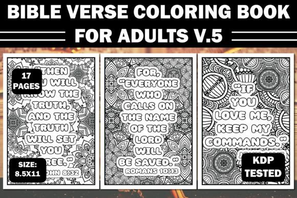 Download Bible Verse Coloring Book for Adults V.5 - Coloring Collection