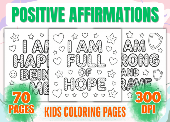 Download Kids Positive Affirmations Coloring Book - Coloring Collection