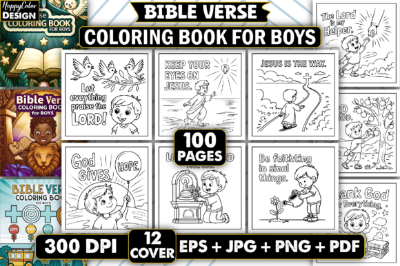 Download Bible Verse Coloring Book for Boys - Coloring Collection