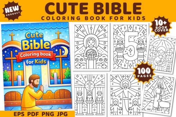 Download Cute Bible Coloring Book for Kids - Coloring Collection