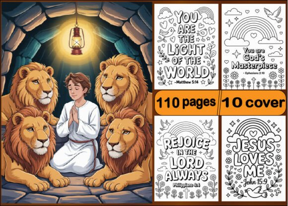 Download 110 Pages Bible Coloring Book for Kids - Coloring Collection