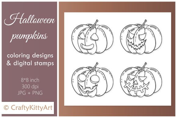 Download Halloween Pumpkin Coloring Bundle - Coloring Collection