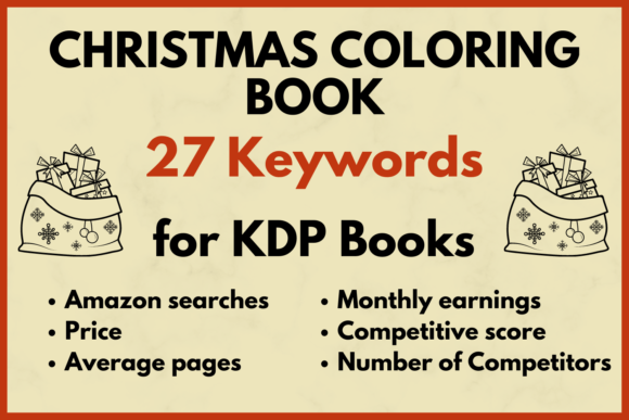 Download Christmas Coloring Book KDP Keyword Res - Coloring Collection