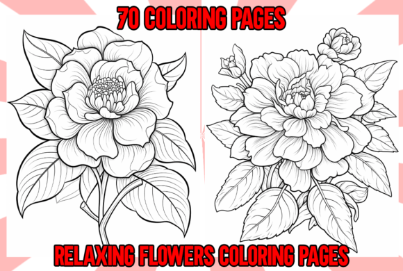 Download Relaxing Flowers Coloring Pages - Coloring Collection