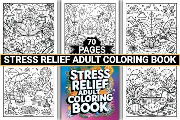 Download Stress Relief Coloring Book for Adults - Coloring Collection