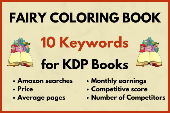 Download Fairy Coloring Book KDP Keyword Research - Coloring Collection