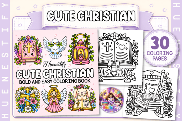 Download Christian Bold and Easy Coloring Book - Coloring Collection