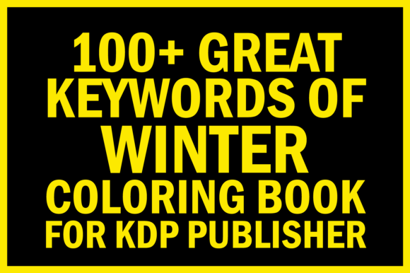 Download Winter Coloring Book Keywords for KDP - Coloring Collection