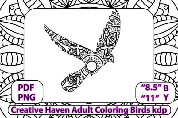 Download Creative Haven Adult Coloring Birds - 1 - Coloring Collection