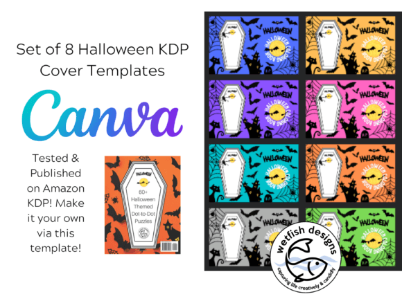 Download Amazon KDP Halloween Coloring Book Cover - Coloring Collection