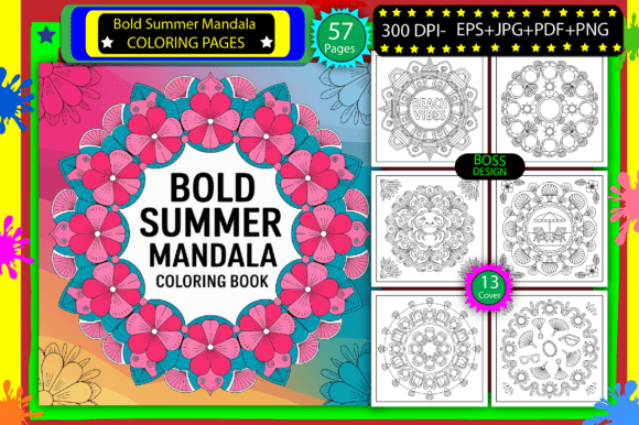 Download Bold Summer Mandala Coloring Pages - Coloring Collection