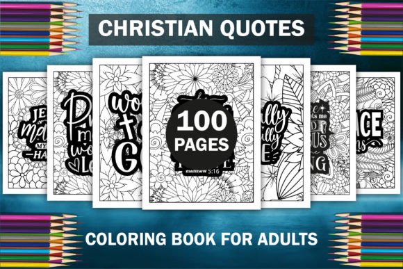 Download 100+ Christian Quotes Coloring Book -kdp - Coloring Collection