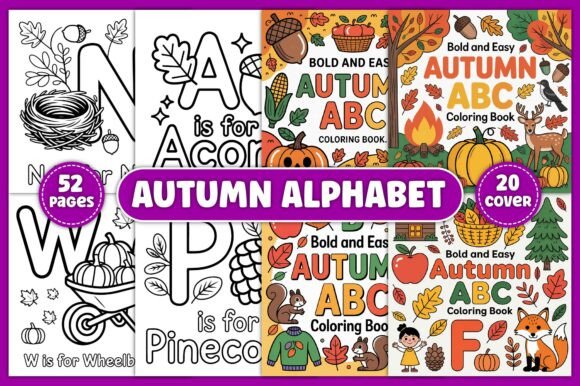 Download Autumn Alphabet ABC Coloring Pages - Coloring Collection