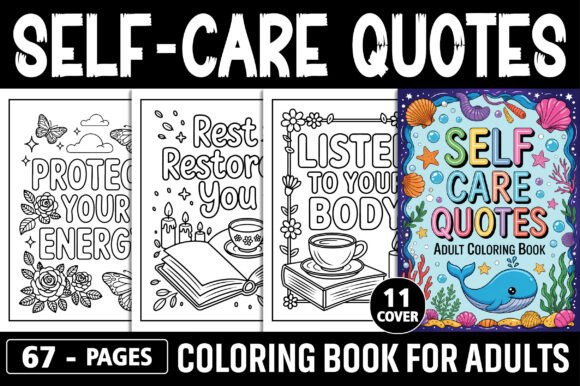 Download Self-Care Coloring Pages for Adults - Coloring Collection
