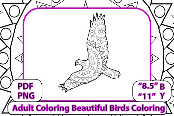 Download Adult Coloring Beautiful Birds - 1 - Coloring Collection