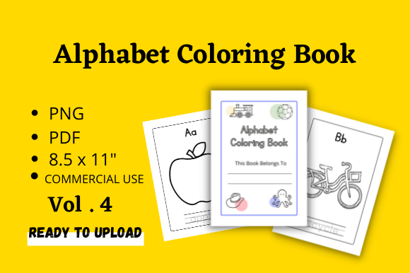 Download Alphabet Coloring Book for Kids V.4 - Coloring Collection