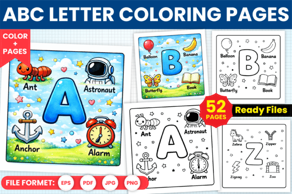 Download ABC Letter Coloring Pages for Kids - Coloring Collection