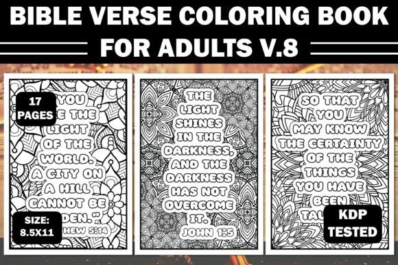 Download Bible Verse Coloring Book for Adults V.8 - Coloring Collection