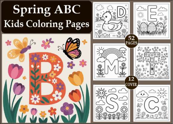 Download Spring ABC Coloring Book for Kids - Coloring Collection