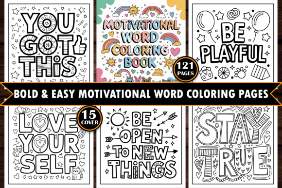 Download 121 Motivational Word Coloring Pages - Coloring Collection