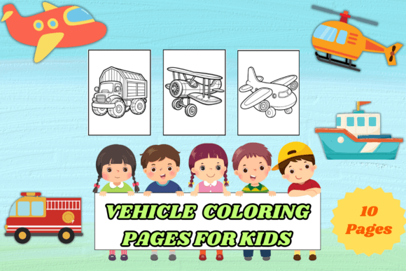 Download Vehicle Coloring Pages for Kids - Coloring Collection
