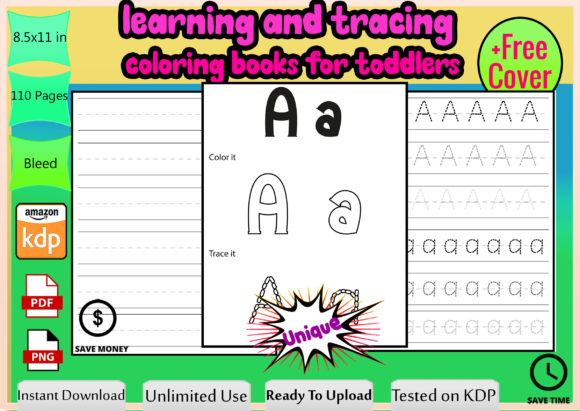 Download Learning &amp; Tracing Coloring Books KDP - Coloring Collection