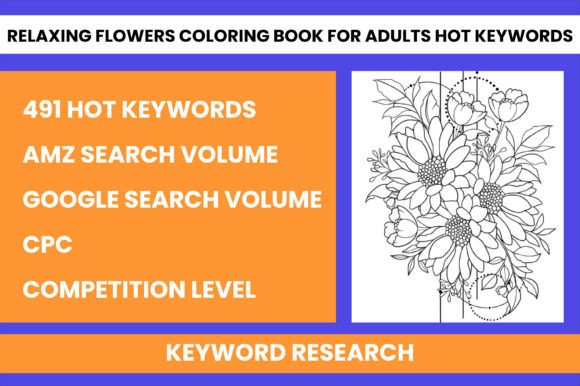 Download Relaxing Flowers Coloring Book for Adult - Coloring Collection