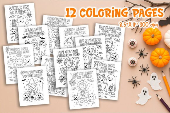 Download Christian Halloween Coloring Bundle - Coloring Collection