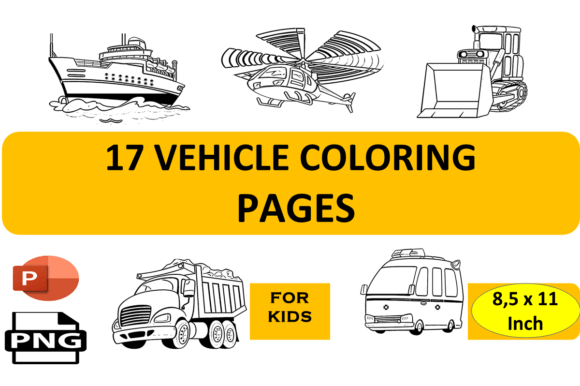 Download Vehicle Coloring Book for Kids Kdp - Coloring Collection