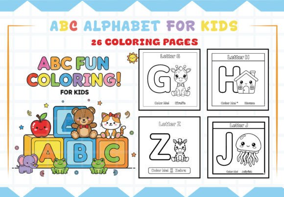 Download ABC Alphabet Coloring Pages for Kids - Coloring Collection