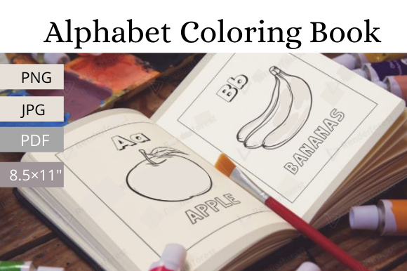 Download Alphabet Coloring Pages for Kids Vol. 2 - Coloring Collection
