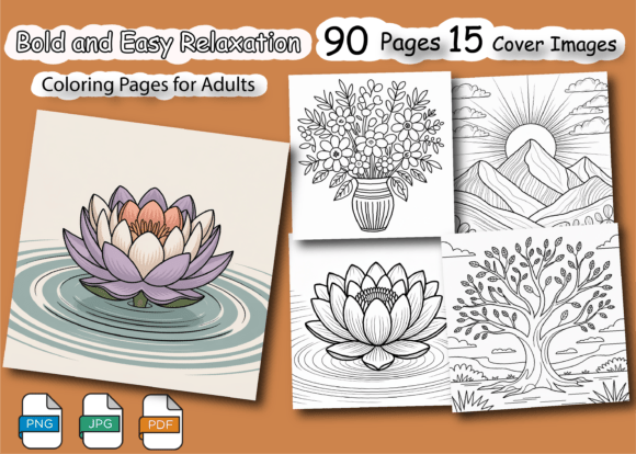 Download Bold and Easy Relaxation Coloring Pages - Coloring Collection
