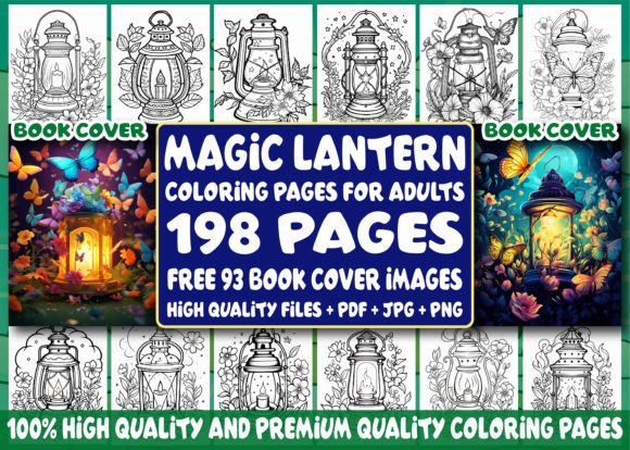 Download 198 Magic Lantern Coloring Pages - KDP - Coloring Collection