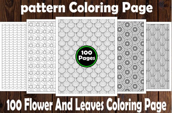 Download 100 Flower Leaves Coloring Pages Bundle - Coloring Collection