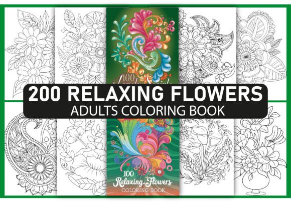 Download 200 Relaxing Flowers Coloring Pages - Coloring Collection