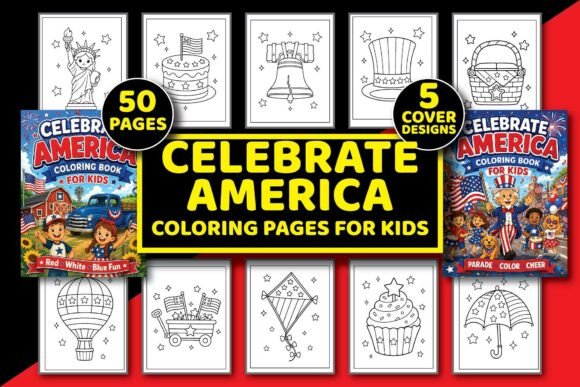 Download Celebrate America Coloring Book for Kids - Coloring Collection