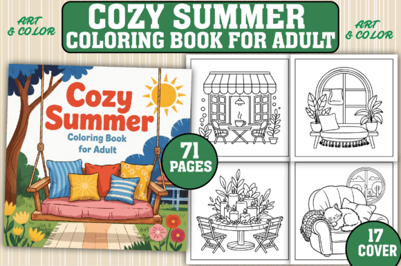Download 71 Cozy Summer Coloring Pages for Adult - Coloring Collection