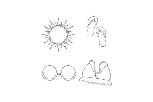 Download Summer Vacation Coloring Page - Coloring Collection