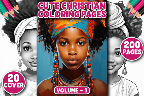 Download 200 Cute Christian Coloring Pages V - 1 - Coloring Collection