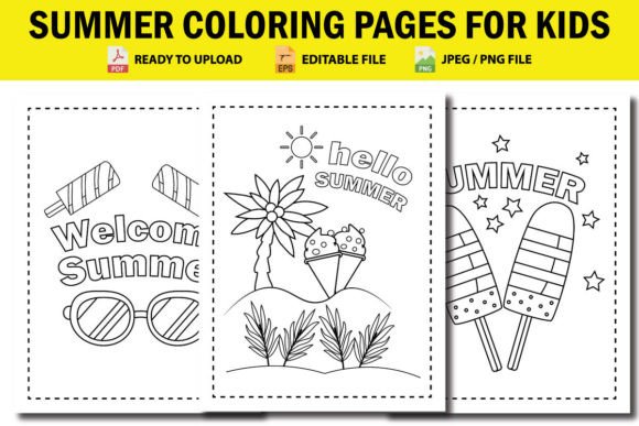 Download Summer Coloring Pages for Kids - Coloring Collection