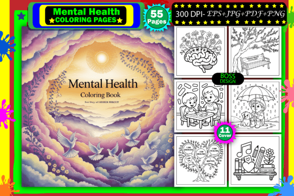 Download Mental Health Coloring Pages for Adults - Coloring Collection
