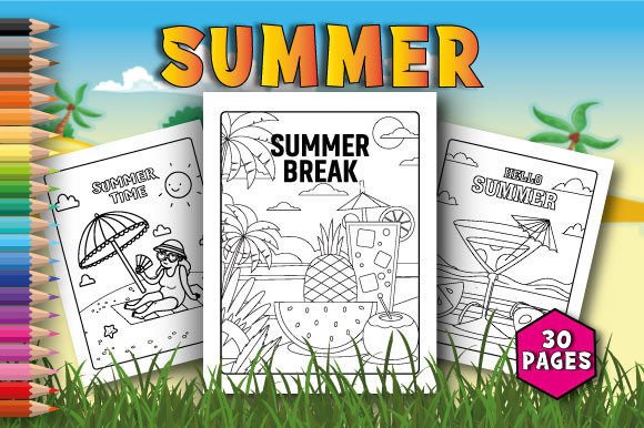 Download Summer Coloring Pages for Kids - Coloring Collection