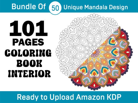 Download Mandala Coloring Book Interior 101 Pages - Coloring Collection