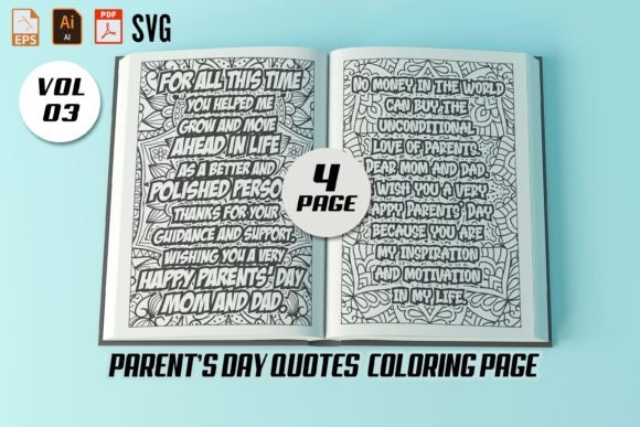 Download Parents Day KDP Coloring Page Interiors - Coloring Collection