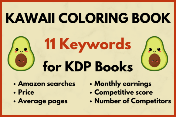 Download Kawaii Coloring Book KDP Keyword Res - Coloring Collection